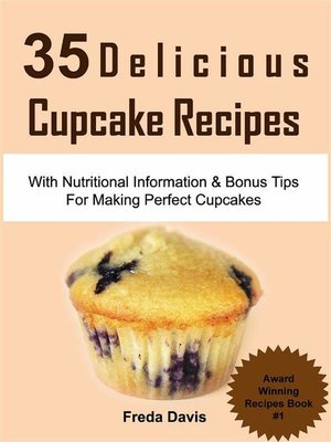 cover image of 35 Delicious Cupcake Recipes--With Nutritional Information